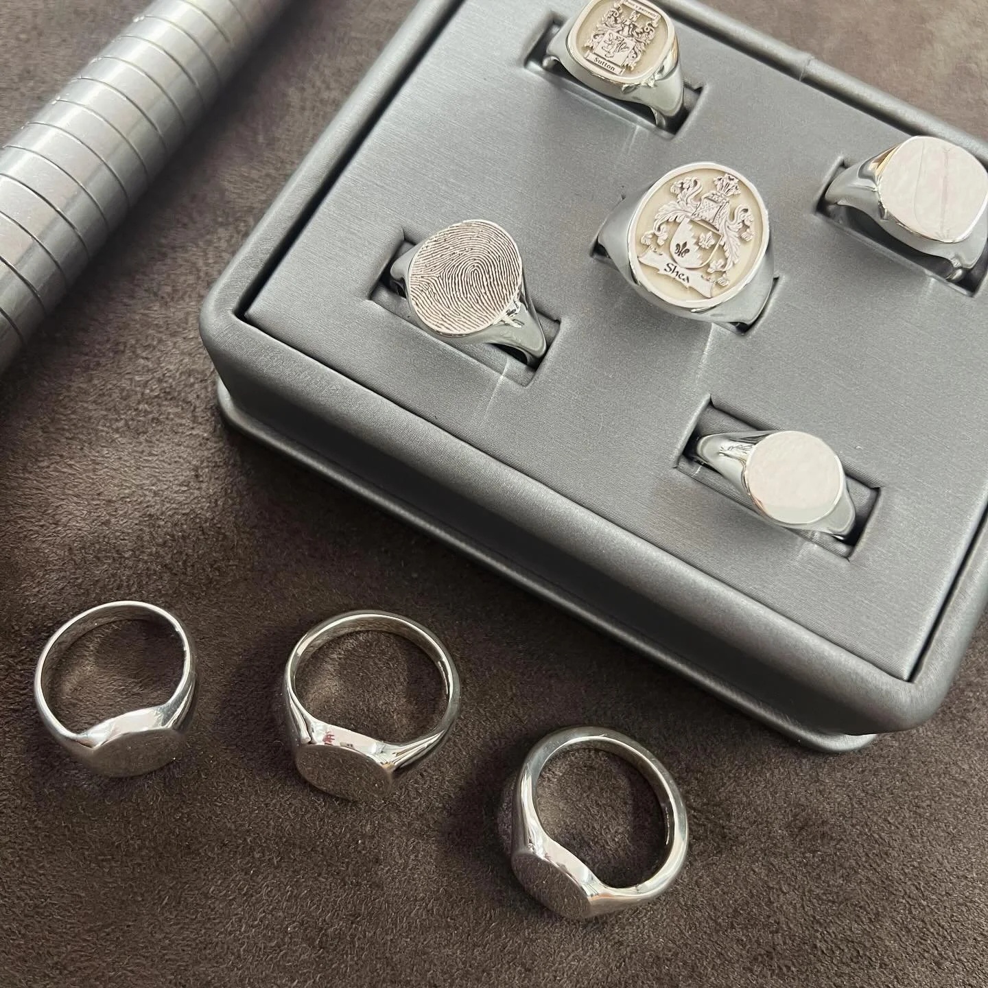 Silver Signet Rings | Hatton Garden Jewellers | 100% Recycled Silver